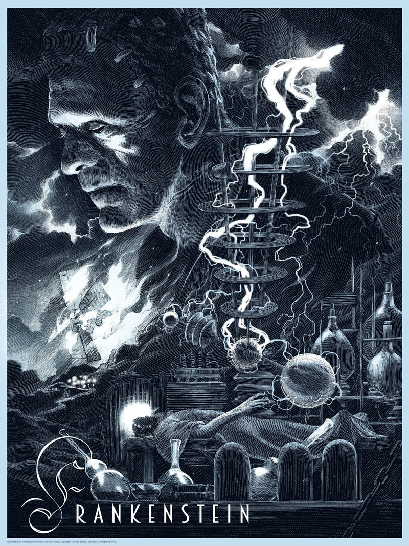Illustration for article titled These Seven New Universal Monsters Posters Are Absolutely Stunning